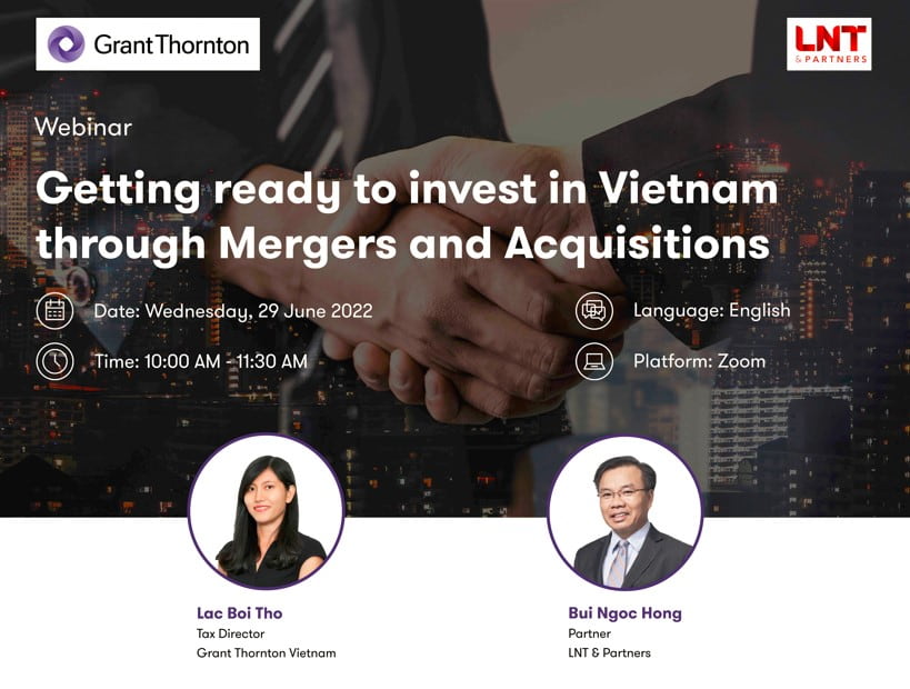 Getting ready to invest in Vietnam through Mergers and Acquisitions