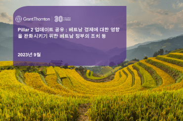 Pillar 2 업데이트 공유 : 베트남 경제에 대한 영향을 완화시키기 위한 베트남 정부의 조치 등