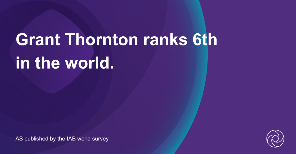 Grant Thornton ranks 6th in the world
