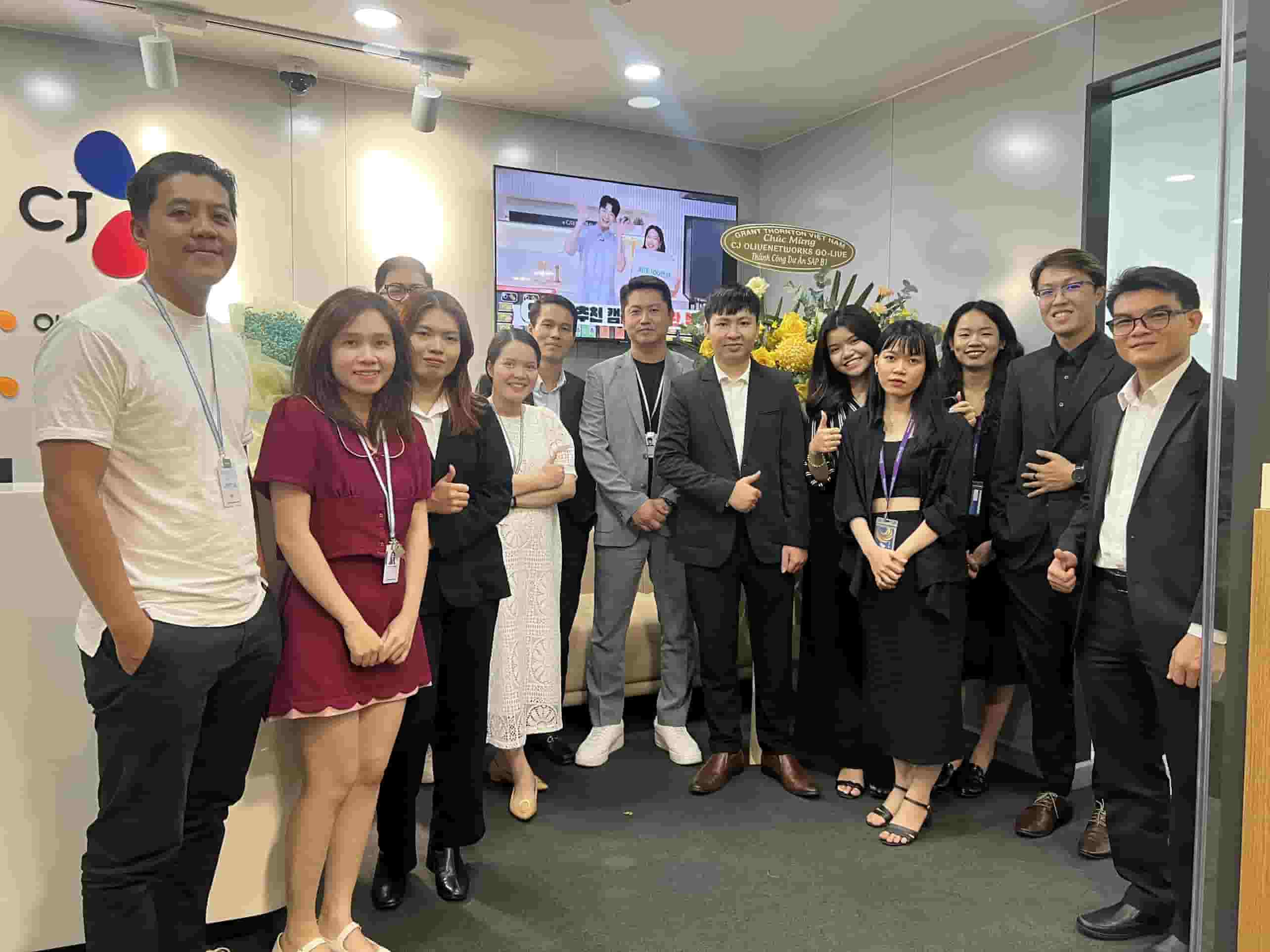 The SAP Business One implementation project at CJ Olivenetworks Vina has officially gone live